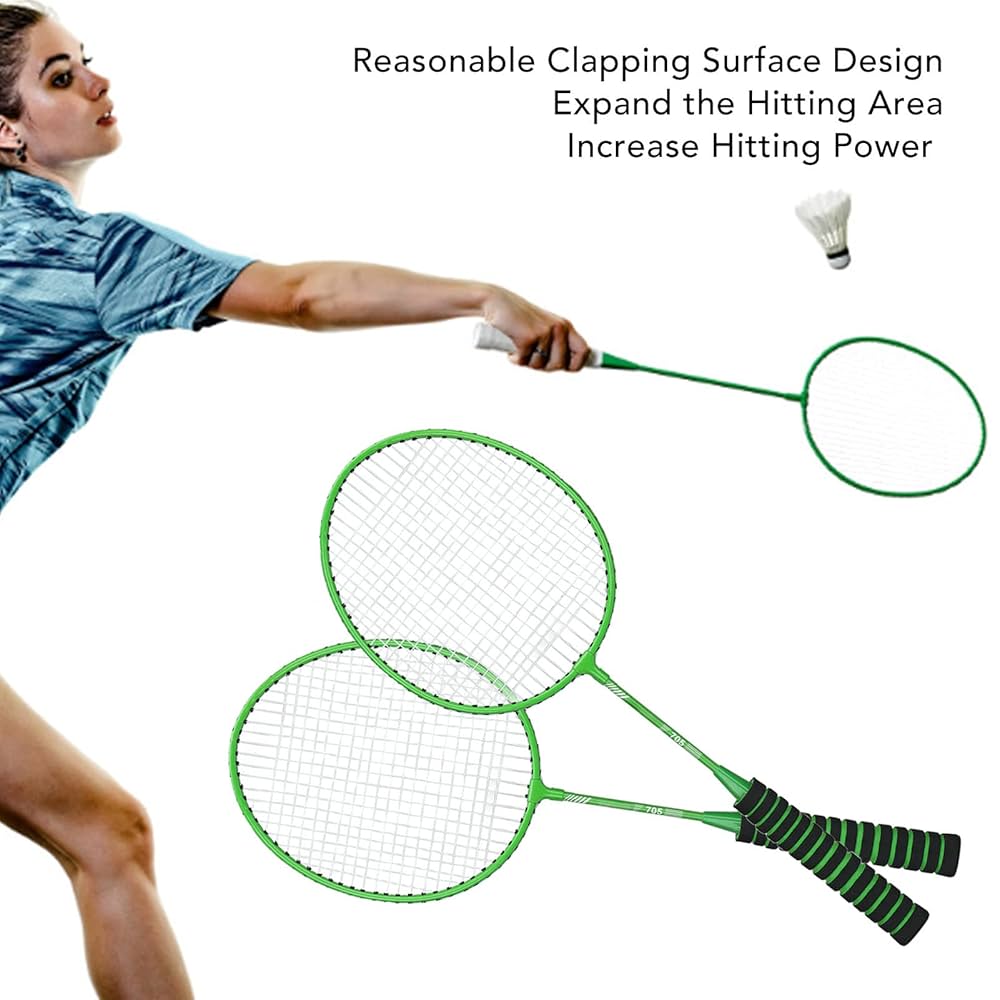 Amazon.com : Badminton Rackets Set of 2, T Shaped Design